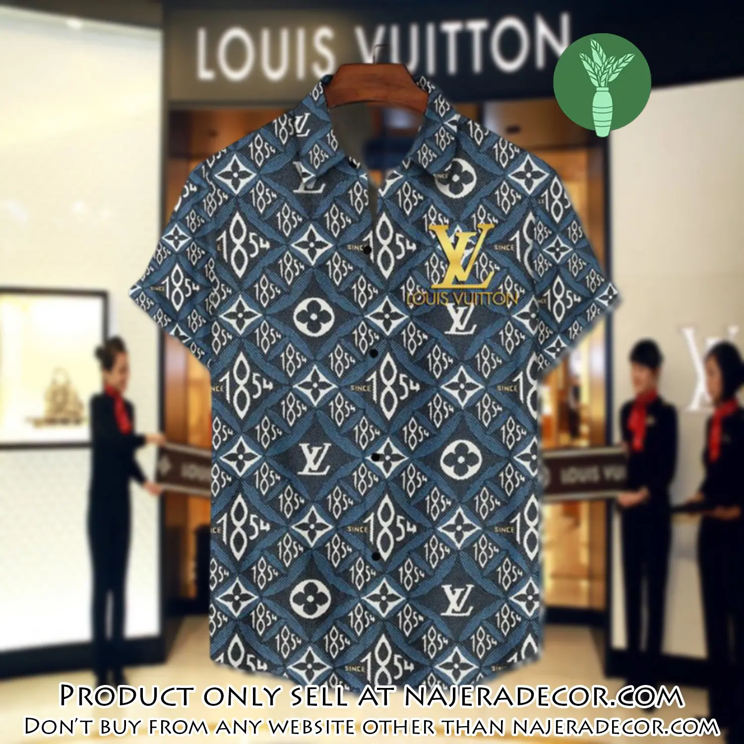 Lv louis vuitton luxury hawaiian shirt & short set lhs1194 njr2250252